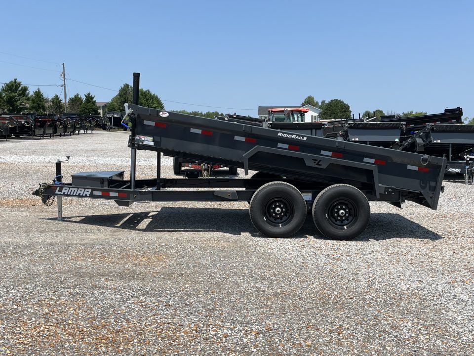 New 2027 Lamar Telescopic Dump Trailer | 83" x 14' | 14K GVWR