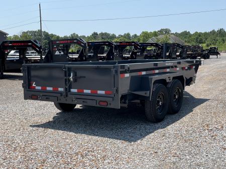 New 2027 Lamar Telescopic Dump Trailer | 83" x 14' | 14K GVWR