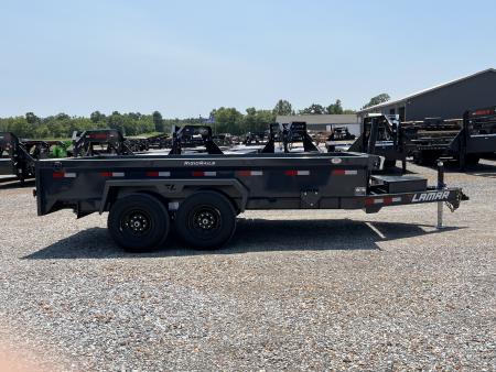 New 2027 Lamar Telescopic Dump Trailer | 83" x 14' | 14K GVWR