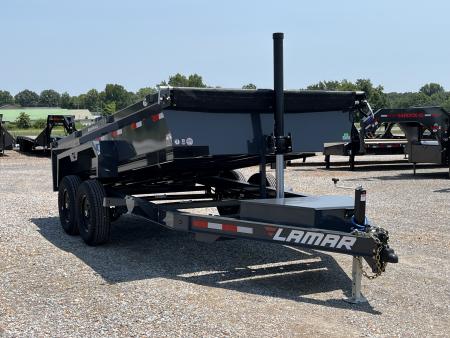 New 2027 Lamar Telescopic Dump Trailer | 83  x 14' | 14K GVWR