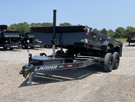 New 2027 Lamar Telescopic Dump Trailer | 83" x 14' | 14K GVWR