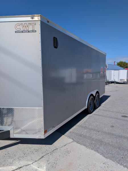 New 2026 Covered Wagon Trailers 8.5X18 TA 7' INT. POLY Cargo / Enclosed Trailer