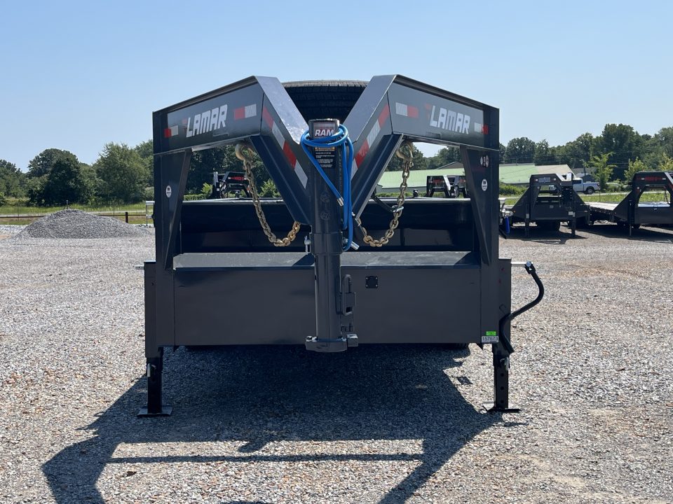 New 2027 Lamar Gooseneck Dump Trailer | 83" x 16' | 21K GVWR
