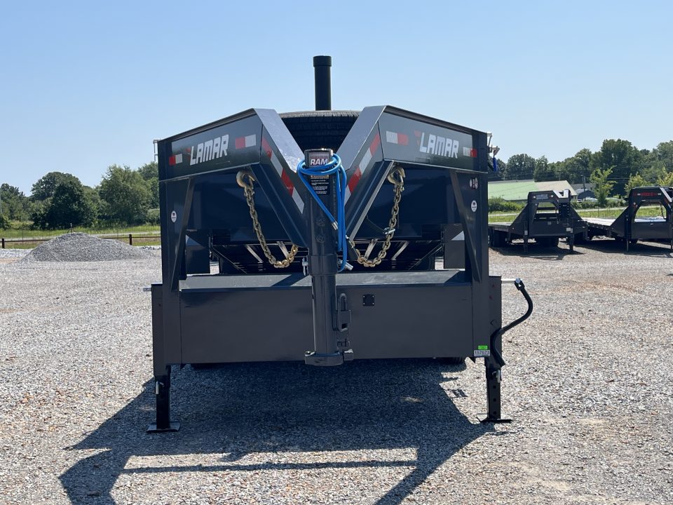 New 2027 Lamar Gooseneck Dump Trailer | 83" x 16' | 21K GVWR