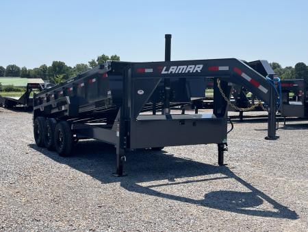 New 2027 Lamar Gooseneck Dump Trailer | 83  x 16' | 21K GVWR