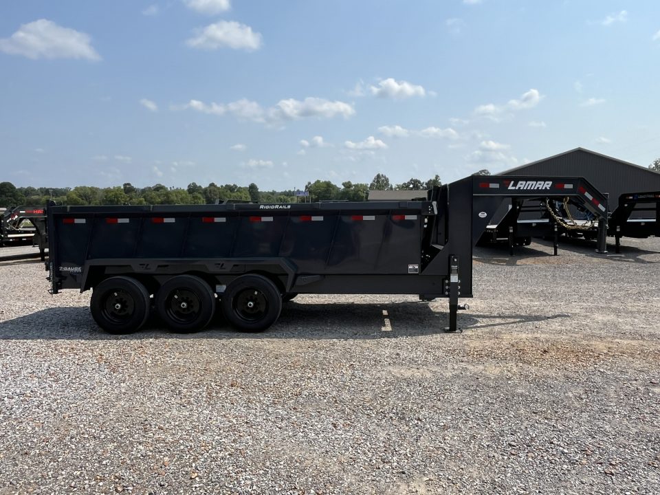 New 2027 Lamar Gooseneck Dump Trailer | 83" x 16' | 21K GVWR