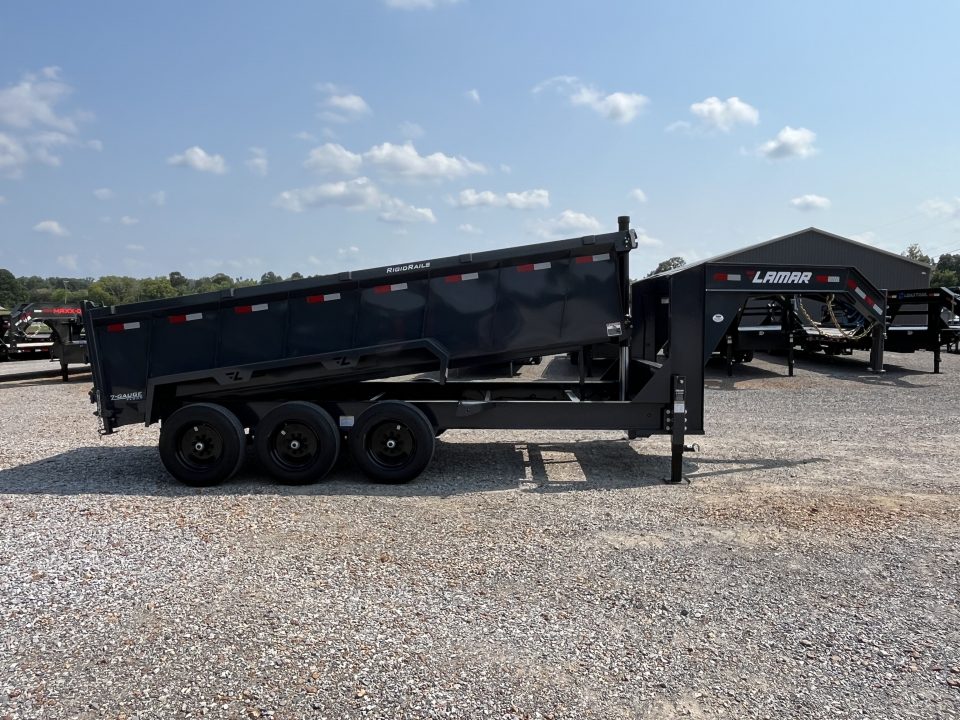 New 2027 Lamar Gooseneck Dump Trailer | 83" x 16' | 21K GVWR