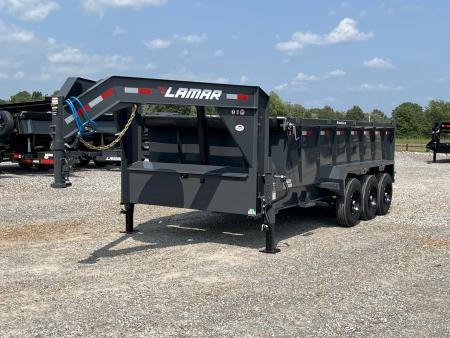 New 2027 Lamar Gooseneck Dump Trailer | 83" x 16' | 21K GVWR