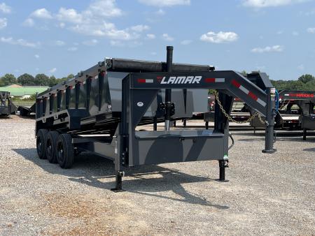 New 2027 Lamar Gooseneck Dump Trailer | 83  x 16' | 21K GVWR