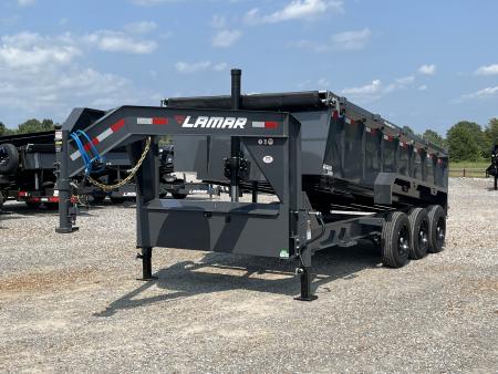 New 2027 Lamar Gooseneck Dump Trailer | 83" x 16' | 21K GVWR