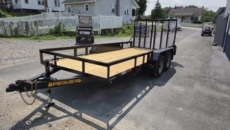 New 2027 Pequea Trailers 80x16 Utility Trailer