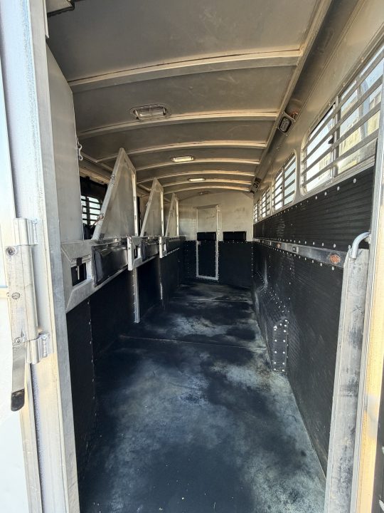 Used 2002 Platinum 4 HORSE LIVING QUARTERS Horse Trailer