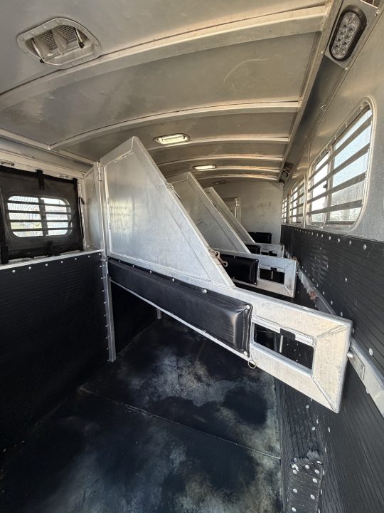 Used 2002 Platinum 4 HORSE LIVING QUARTERS Horse Trailer