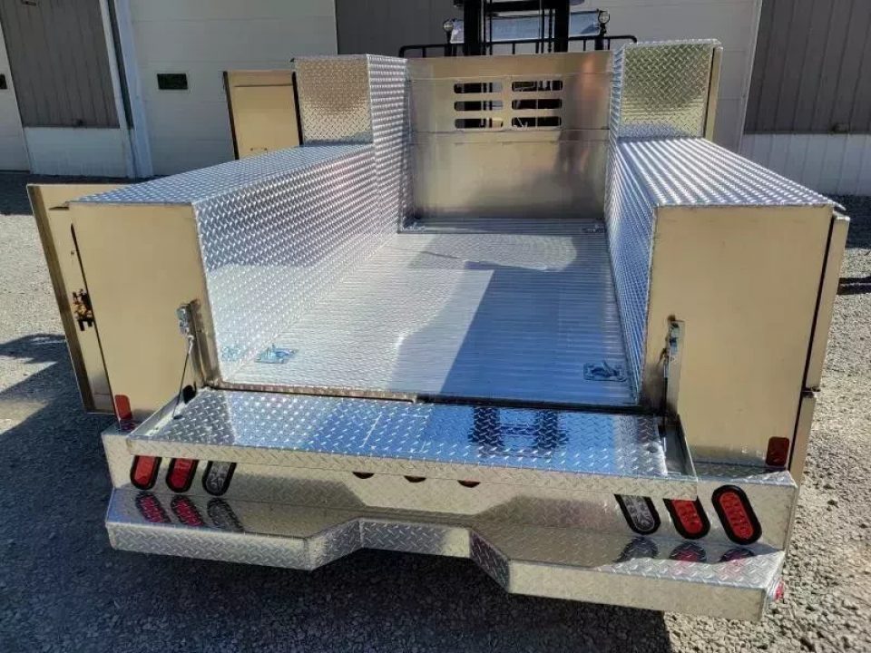 New Martin Truck Bodies Aluminum HFSB Service Body 8' SRW Tall Front Compartment