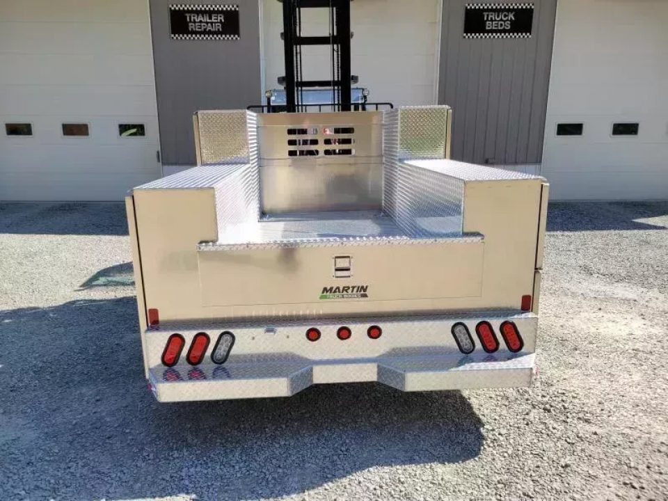 New Martin Truck Bodies Aluminum HFSB Service Body 8' SRW Tall Front Compartment