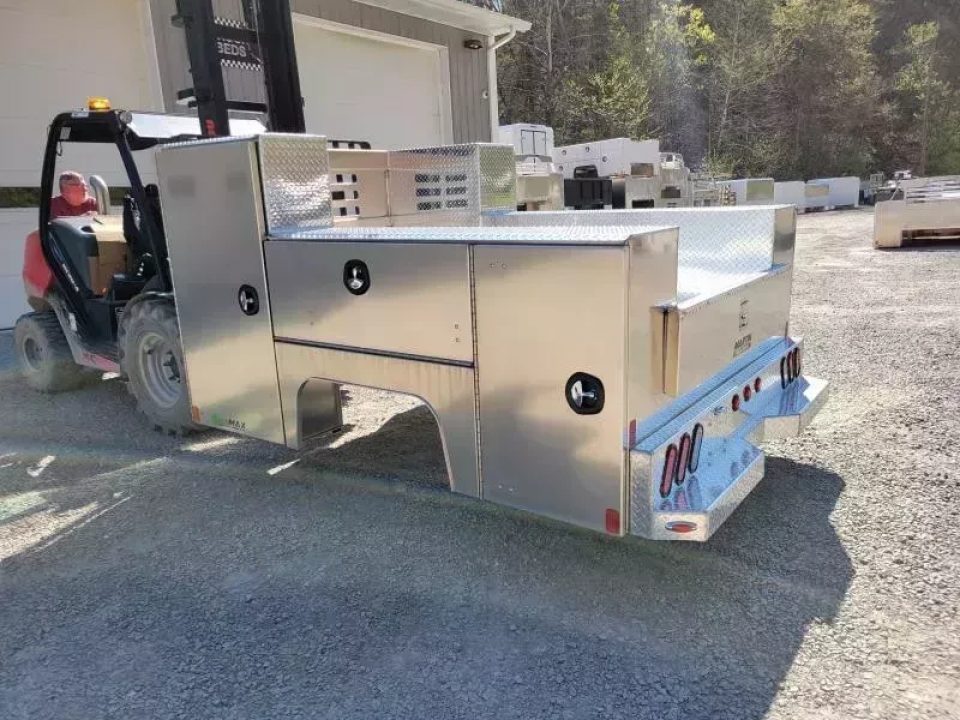 New Martin Truck Bodies Aluminum HFSB Service Body 8' SRW Tall Front Compartment