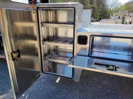 New Martin Truck Bodies Aluminum HFSB Service Body 8' SRW Tall Front Compartment