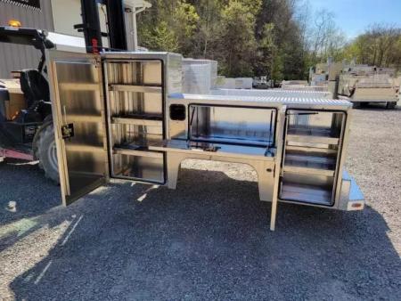 New Martin Truck Bodies Aluminum HFSB Service Body 8' SRW Tall Front Compartment