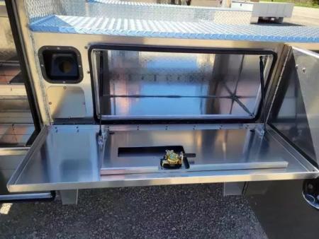 New Martin Truck Bodies Aluminum HFSB Service Body 8' SRW Tall Front Compartment