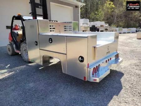 New Martin Truck Bodies Aluminum HFSB Service Body 8' SRW Tall Front Compartment