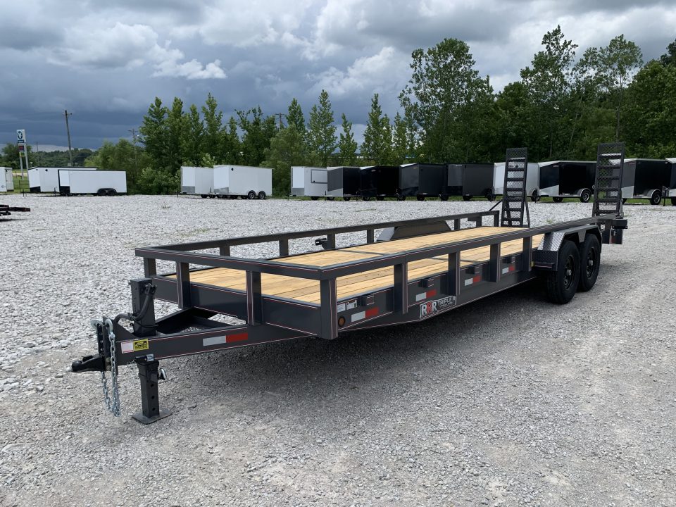 New 2026 Triple R 82X22+2 14K EQUIPMENT TRAILER WITH STAND UP RAMPS - 3X3 TUBE TOP