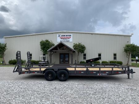 New 2026 Triple R 82X22+2 14K EQUIPMENT TRAILER WITH STAND UP RAMPS - 3X3 TUBE TOP