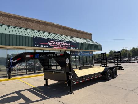 New #390984 2027 LOAD TRAIL GC 22 X 83 TANDEM AXLE 14K GOOSENECK EQUIPMENT HAULER W/ FOLD UP RAMPS