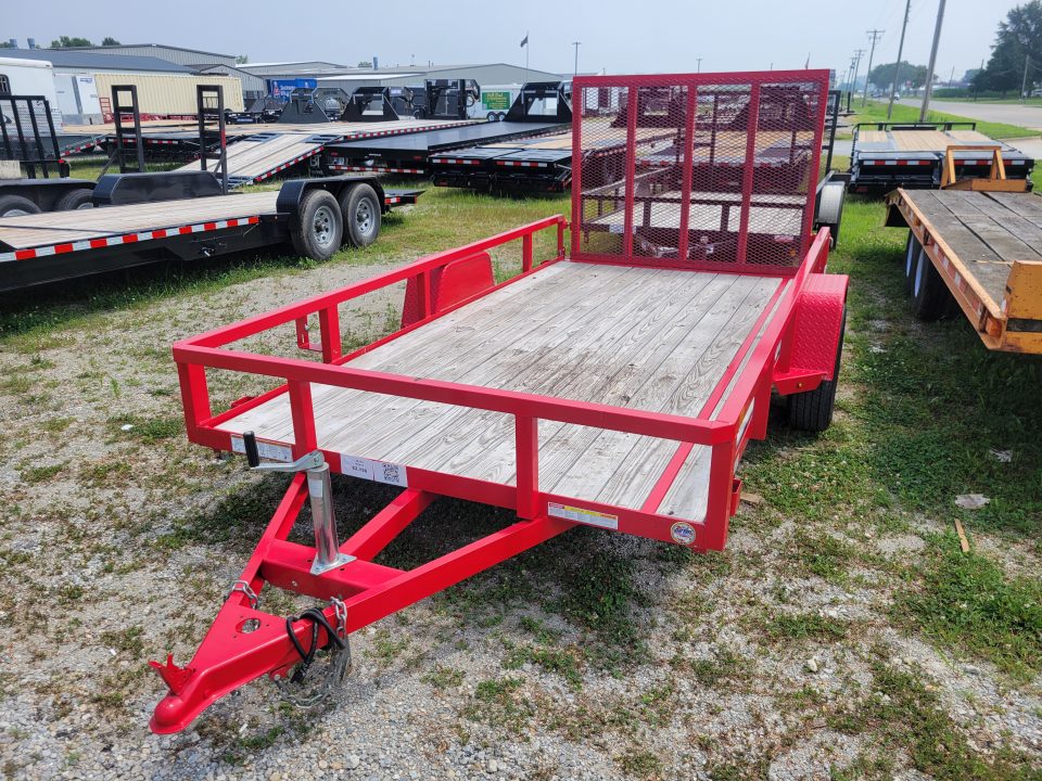 Used 2019 Sure-Trac 6x12 Tube Top Utility Trailer
