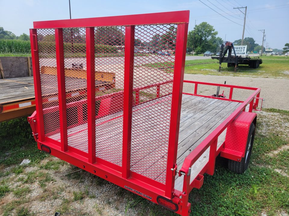 Used 2019 Sure-Trac 6x12 Tube Top Utility Trailer