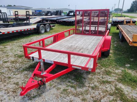 Used 2019 Sure-Trac 6x12 Tube Top Utility Trailer