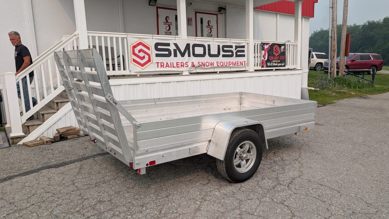 Used 2020 Aluma 5'3" x 10 HD Utility, 20575R14 Aluminum Wheels & Tires