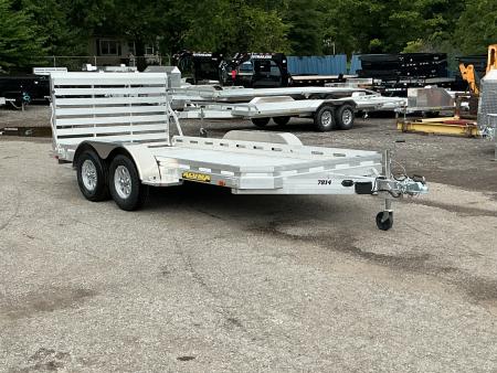 New 2027 Aluma 7814TA-TG 78  x 14' Tandem Utility Trailer