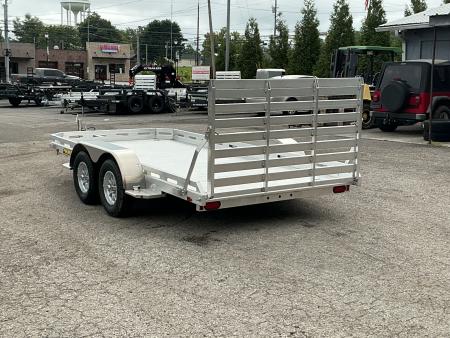 New 2027 Aluma 7814TA-TG 78" x 14' Tandem Utility Trailer