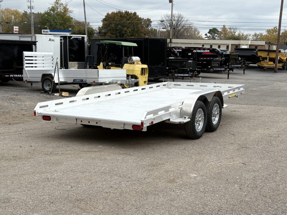 New 2027 Aluma 8016TA-EL-R 81" x 16' Aluminum Car / Racing Trailer