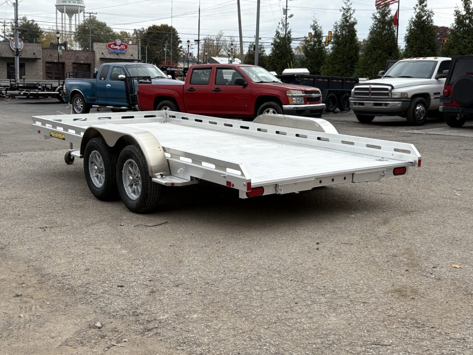 New 2027 Aluma 8016TA-EL-R 81" x 16' Aluminum Car / Racing Trailer