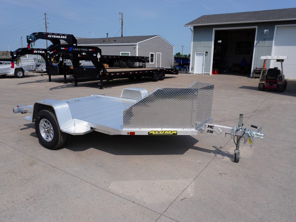 New 2027 Aluma MC210 6'6"x11'6" Motorcycle Trailer