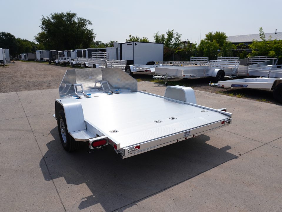 New 2027 Aluma MC210 6'6"x11'6" Motorcycle Trailer
