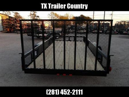 New 2026 J&C Trailers 83x20 Utility Trailer / ATV Trailer / Side by Side Trailer / 4ft Rear Ramp Gate / 5ft Side Load Ramps / Electric Brakes / Pipetop