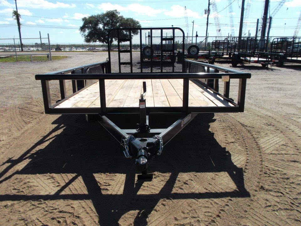 New 2026 J&C Trailers 83x14 Tandem Utility Trailer / Pipetop / 4ft Ramp Gate / Electric Brakes / 2" Bulldog Coupler
