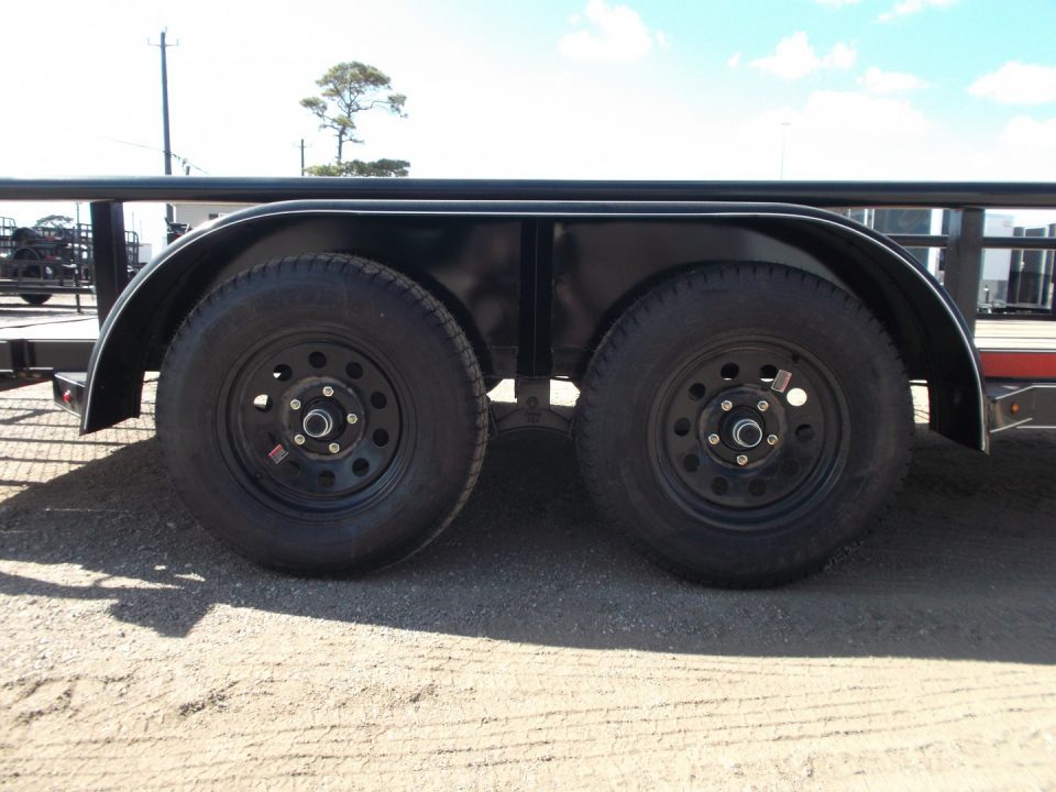 New 2026 J&C Trailers 83x14 Tandem Utility Trailer / Pipetop / 4ft Ramp Gate / Electric Brakes / 2" Bulldog Coupler