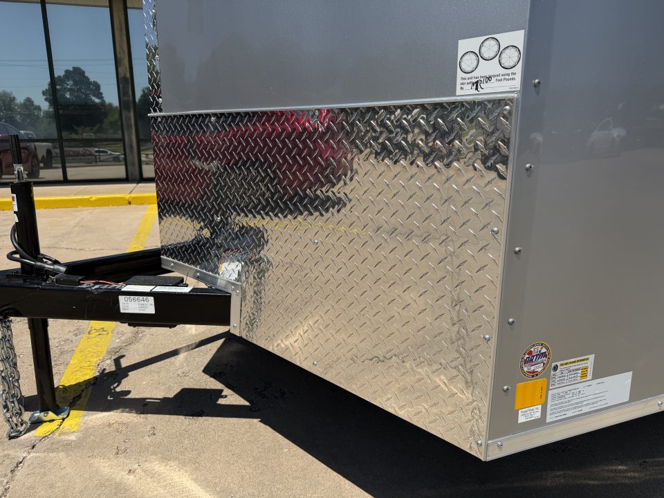 New #056646 2027 FOREST RIVER TA3 7 X 14 TANDEM AXLE 10K ENCLOSED W/ REAR RAMP DOOR