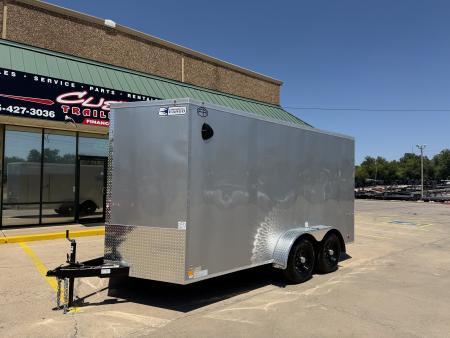 New #056646 2027 FOREST RIVER TA3 7 X 14 TANDEM AXLE 10K ENCLOSED W/ REAR RAMP DOOR