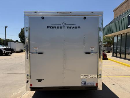 New #056646 2027 FOREST RIVER TA3 7 X 14 TANDEM AXLE 10K ENCLOSED W/ REAR RAMP DOOR