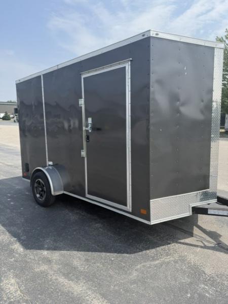 Used 2024 NationCraft Trailers 7X12SA Cargo / Enclosed Trailer