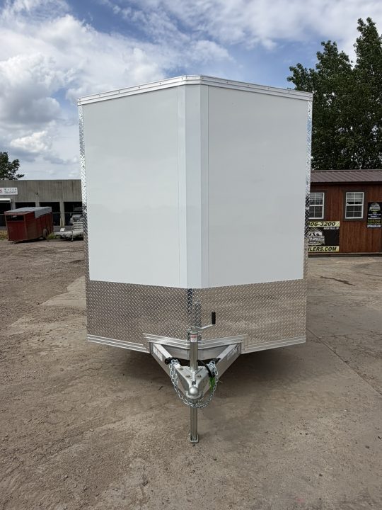 New 2027 ALCOM 7x16 All Aluminum Extra Height Cargo / Enclosed Trailer
