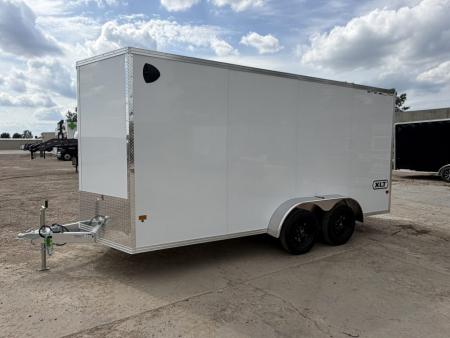 New 2027 ALCOM 7x16 All Aluminum Extra Height Cargo / Enclosed Trailer