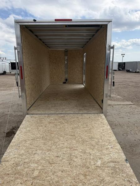New 2027 ALCOM 7x16 All Aluminum Extra Height Cargo / Enclosed Trailer