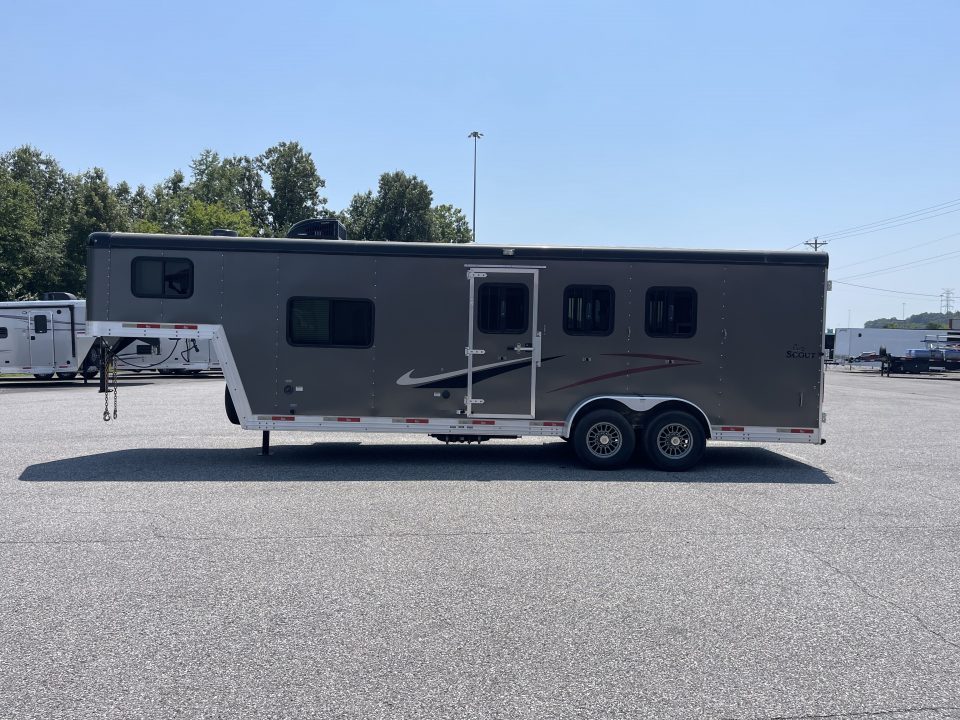 Used 2022 Bison Trailers SCOUT 7308 Horse Trailer