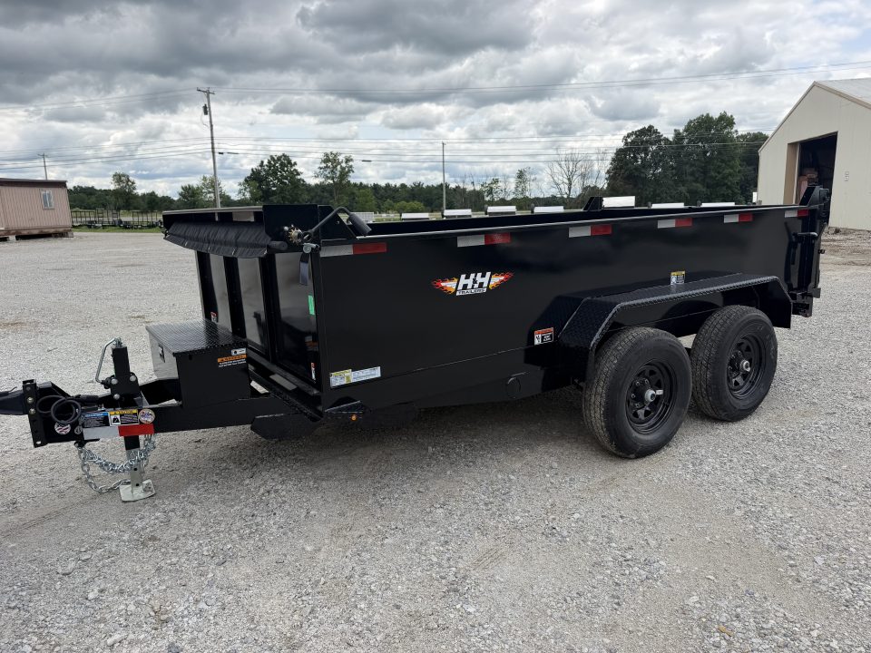 New 2026 H&H Trailers 76x12 Dump Trailer 10K GVWR
