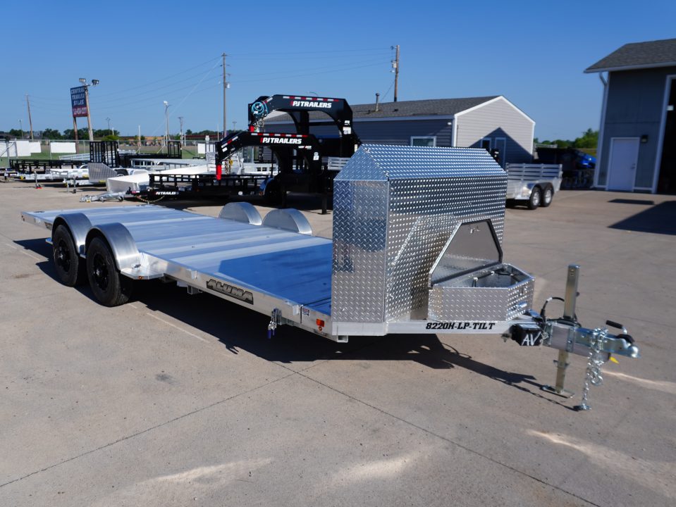New 2027 Aluma 82"x20ft Heavy Low Pro Tilt Trailer